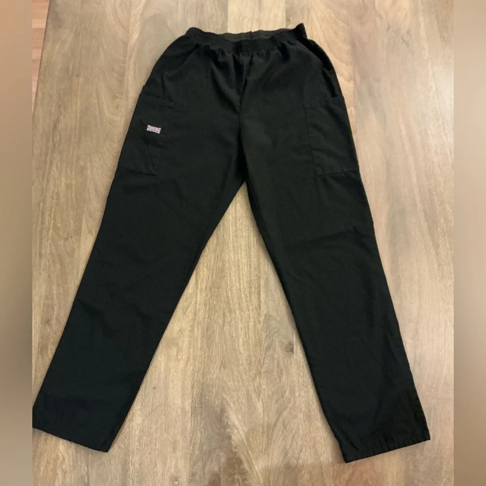 Cherokee Workwear Women's 4-Pocket Elastic Waist Utility Scrub Pants - Picture 2 of 5